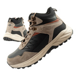 Lee Cooper Herren Winter-Wanderschuhe mit isoliertem Knöchelriemen, Beige, Schwarz