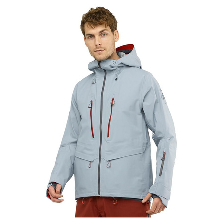 Salomon OUTPEAK Herren Winterjacke [LC1404400] Snowboard Ski, blau.