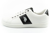 U.S. Polo Assn. Herren-Sneaker, modisch, weiß, bequem