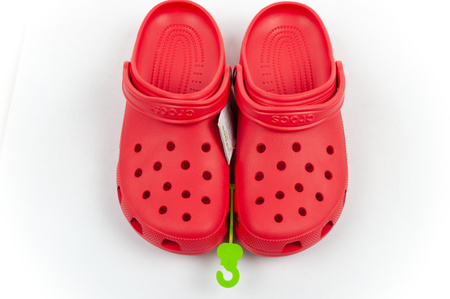 Crocs Clogs Sandalen für Damen und Herren, klassisch rot, unisex, modisch