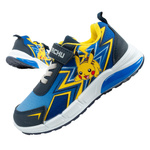 Leomil Pokemon Kinder Sportschuhe Sneaker mit Klettverschluss, blau [PO002339]