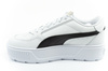 Puma Damen-Sportschuhe Karmen Rebelle Plateau, weißes Leder, modisch