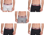 Levi's Boxershorts 5er-Pack Boxershorts Herren Schwarz Grau Baumwolle Mode