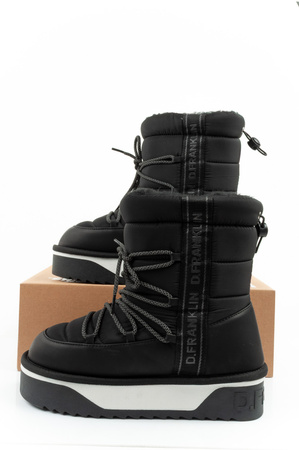 D. Franklin Damen-Winterstiefel in Schwarz