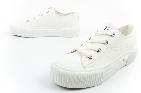 Lee Damen-Sneaker Isla, Weiß, Plateau, Komfortabel