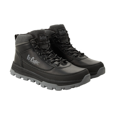 Lee Cooper Herren-Winterstiefel, Schwarz, gefüttert
