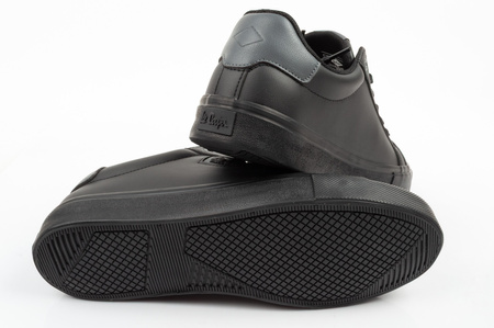 Lee Cooper Herren-Sneaker, modisch, Schwarz