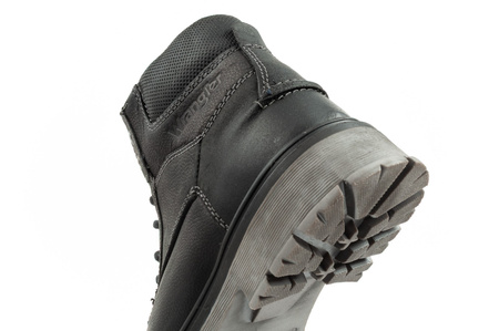 Wrangler Allan Mid Herren Chelsea Boots, elegante Lederstiefelette, Schwarz