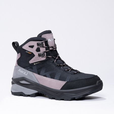 Aku Damen-Wanderschuhe Adapta Gore-Tex Leder Schwarz/Pink