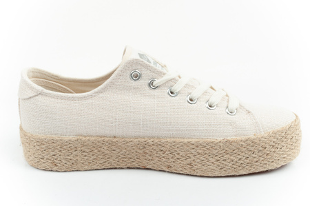 Lee Cooper Damen Espadrille Sneaker [LCW-25-02-3284L] Plateau, beige.