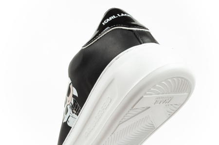 Karl Lagerfeld Kapri Schuhe Sneakers Damen Sport Leder schwarz [KL62524T 000]