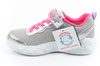 Skechers S Lights LED-Sneaker für Mädchen mit Klettverschluss, Grau