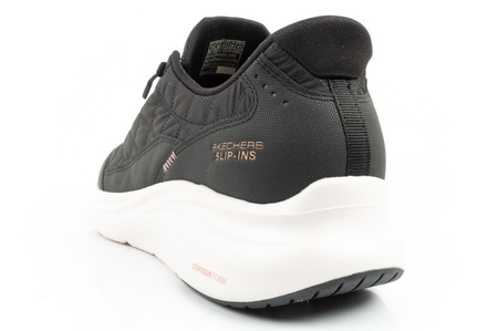 Skechers Contour Damen-Sneaker mit gestepptem Slip-In