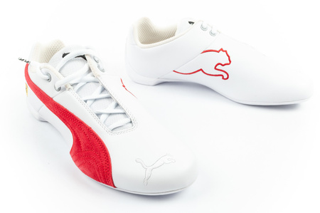 Puma Herren-Sportschuhe Ferrari Future Cat, weiß, Naturleder, modisch