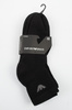 Emporio Armani Herren-Baumwollsocken, Schwarz, 3er-Pack