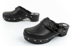 Scholl Iconic [F307031004] Lederclogs, schwarz.