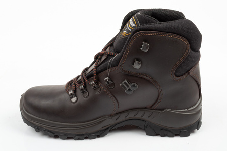 Grisport Herren-Trekkingschuhe Marrone aus Leder, wasserdicht, knöchelhoch
