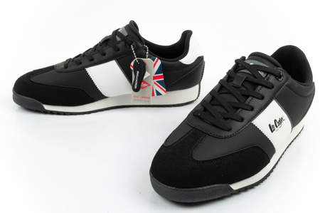 Lee Cooper Herren-Sneaker, modisch, bequem, Schwarz