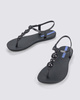 Ipanema Class Damen-Flip-Flops, modisch und bequem, Schwarz