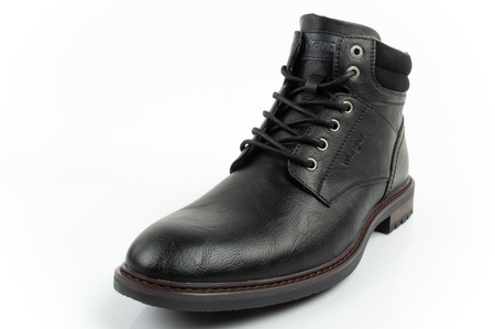 Wrangler George Herren Chelsea Boots, Elegantes, Modisches Schwarz