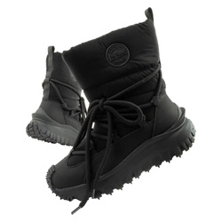 Lee Cooper Damen Winter-Wanderschuhe, Schwarz, Echtleder