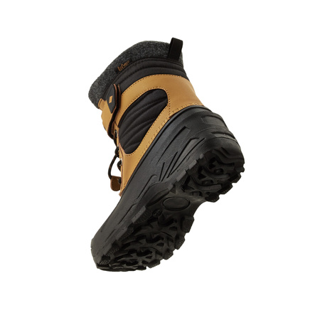 Lee Cooper Kinder-Winterstiefel, Braun, Gefüttert, Klettverschluss