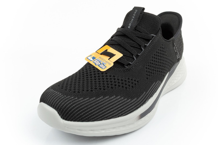 Skechers Slade Herren Slip-On Sneakers Schwarz SLIP-INS [210810/BLK].