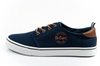 Lee Cooper Herren-Sneaker, modisch, bequem, Marineblau