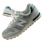 New Balance 373 Herren-Sneaker, Modisches graues Leder, Graugrün