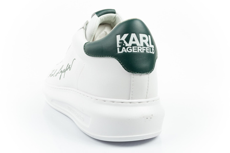 Karl Lagerfeld Herren-Sneaker Kapri, Weiß, Echtleder