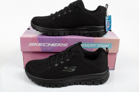 Skechers Get Connected Sportschuhe [12615/BBK], schwarz.