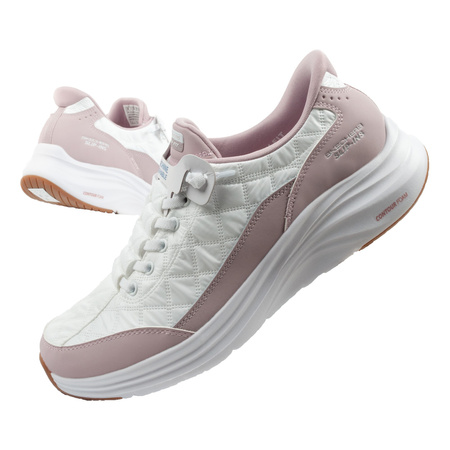 Skechers Damen Contour Foam Slip-Ins, Weiß – Bequeme Sneaker