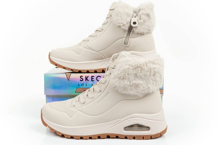 Skechers Uno Rugged Damen-Sportschuhe [167274/OFWT], Creme.