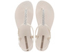 Ipanema Sandal Class Damen-Flip-Flops in Beige mit Strasssteinen