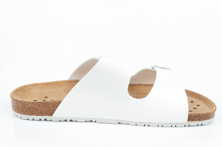 Abeba Sandalen Weiße Arbeits-Flip-Flops [8087]