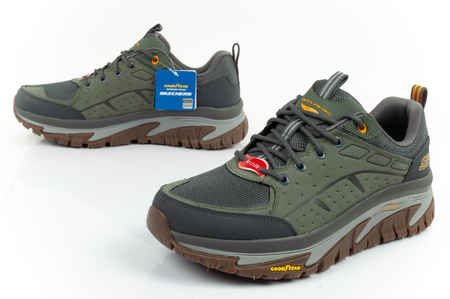 Skechers Arch Fit Road Walker-Vernal Herren-Sportschuhe [237488/GRN], grün.