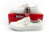 Lee Cooper Damen-Sneaker, modische weiße Slipper