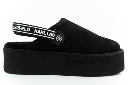 Karl Lagerfeld Thermoschuhe isolierte Slipper Pantoletten mit Fell [KL48502 50X]