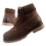 Wrangler Arch Herren Chelsea Boots, elegante Lederstiefelette, Dunkelbraun