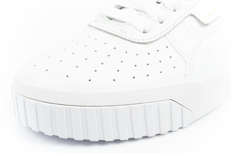Puma Cali Damen Sportschuhe Sneakers Leder weiß Plateau modisch