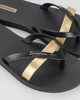 Ipanema Kirei Fem [81805 AT156] Flip-Flops, schwarz.