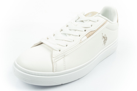 U.S. Polo Assn. Damen-Sneaker, modisch, bequem, weiß