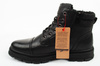 Wrangler Gillen Herren-Ankle-Boots mit Fellfutter, Schwarz, Modische, gefütterte Stiefel