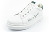 Karl Lagerfeld Herren-Sneaker Kapri, Weiß, Echtleder