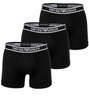 Emporio Armani Herren-Boxershorts [111357 4R717 21320] 3er-Pack Baumwolle, schwarz.