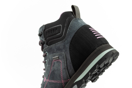 CMP Alcor Damen-Wanderschuhe aus Leder, robust, wasserdicht, knöchelhoch, Grau