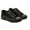 Lee Cooper Damen-Plateau-Sneaker mit Schnürung, schwarz