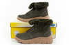 Scholl Stelvio Damen-Sportschuhe, Stiefeletten [F302321020], isoliert, grün.