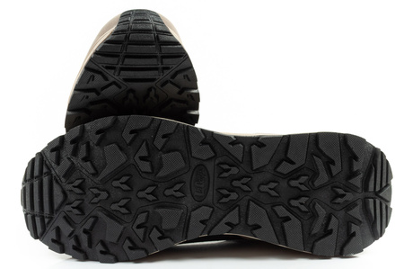Lee Cooper Herren Winter-Wanderschuhe mit isoliertem Knöchelriemen, Beige, Schwarz