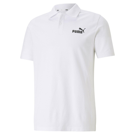 Herren Puma Ess Pique [586674 02] Polo-Sportshirt, Weiß.